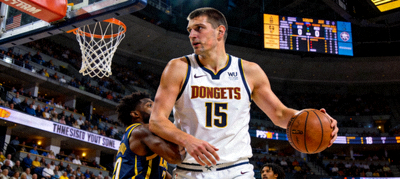 约基奇NBA季后赛比赛照片